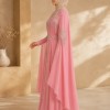 4140  قفطان قلب شراشيب - Rosa