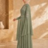 4140  قفطان قلب شراشيب - Khaki