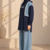4309 طقم طلعة الو - Dunkelblau
