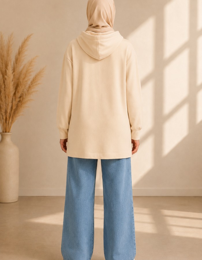 4309 طقم طلعة الو - Beige