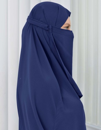 Two-Piece Isdal Set with Smocked Sleeves 822 - deep blue