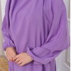 Muslim Hijab Dress set 2 Pieces 829 - lilac