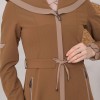 Modest linen  trench coat 1221 - tan