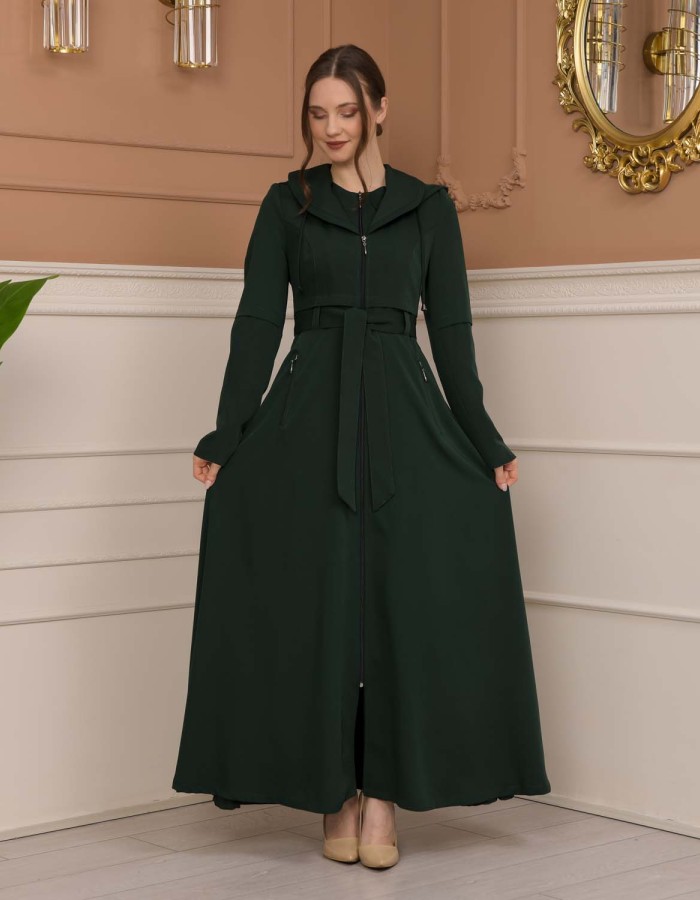 Modest Women Prada Topcoat 1225 - khaki