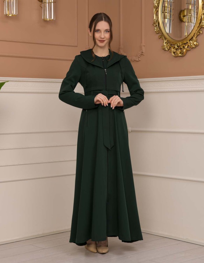 Modest Women Prada Topcoat 1225 - khaki