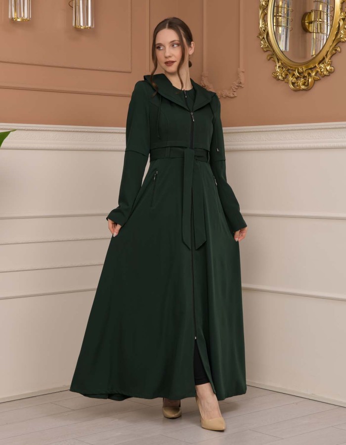 Modest Women Prada Topcoat 1225 - khaki