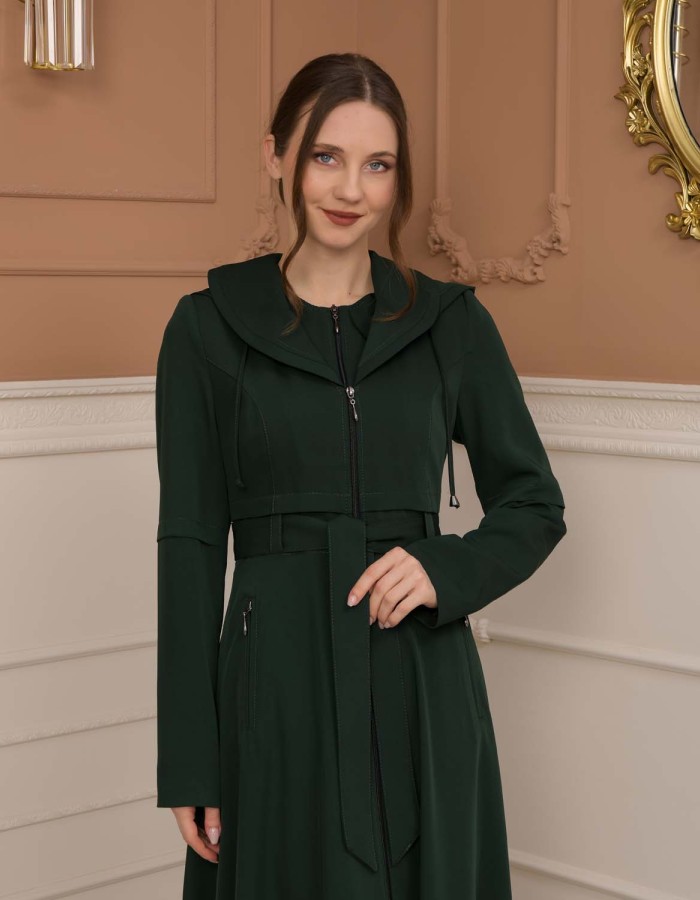 Modest Women Prada Topcoat 1225 - khaki