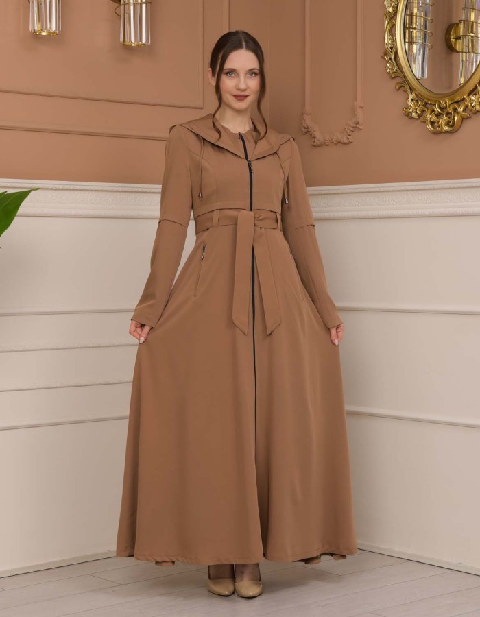 Modest Women Prada Topcoat 1225 - beige