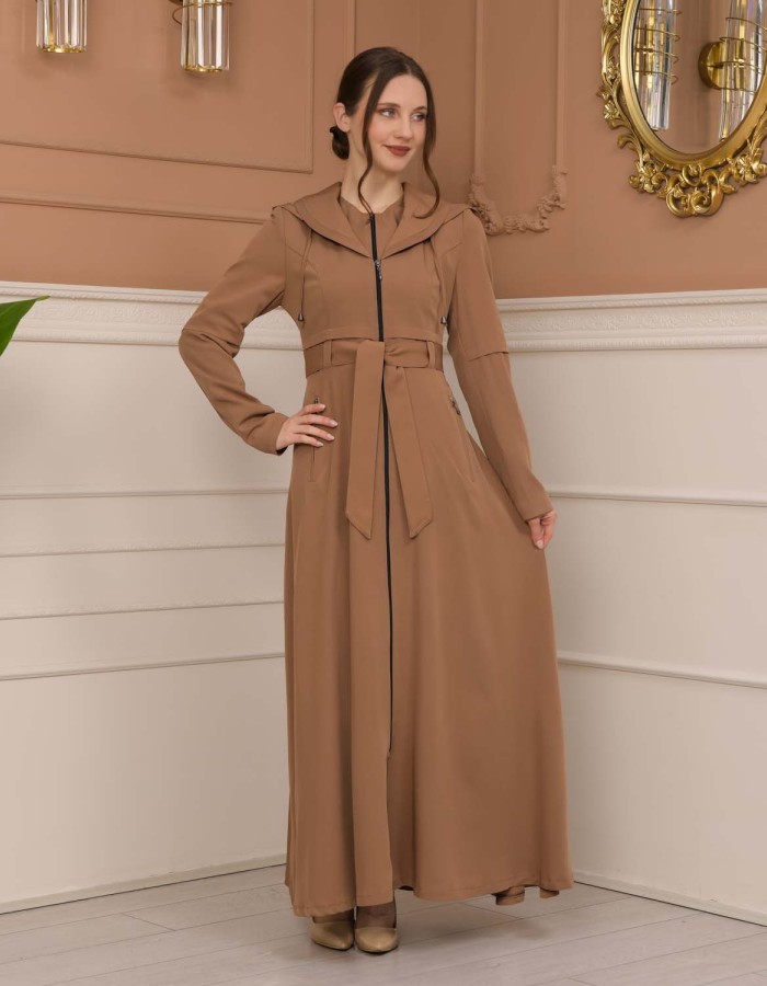 Modest Women Prada Topcoat 1225 - beige