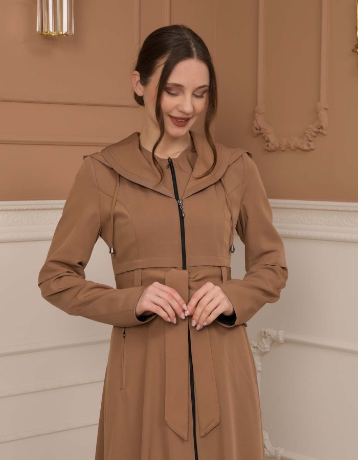 Modest Women Prada Topcoat 1225 - beige