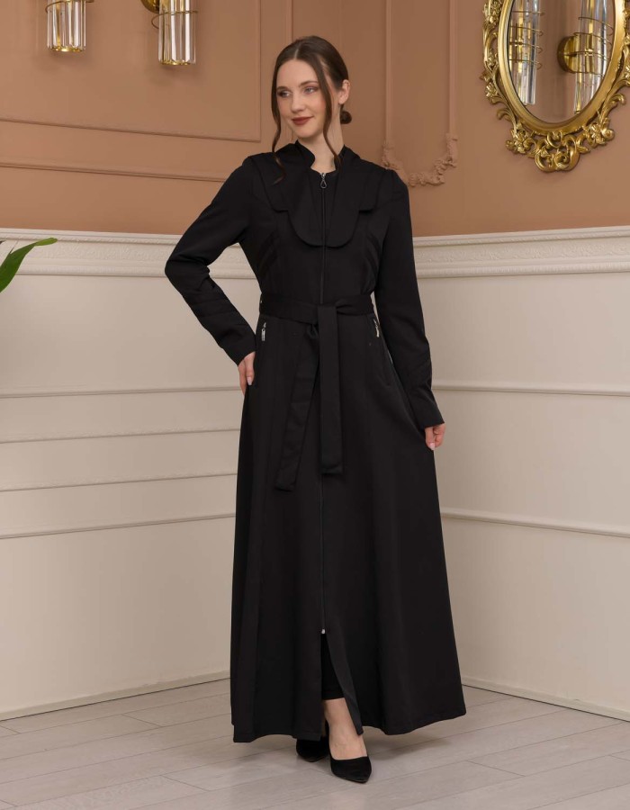 Modest Women Prada Topcoat 1226 - black