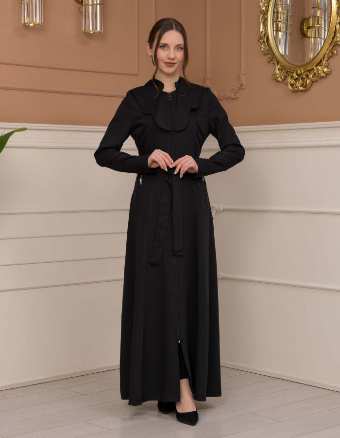 Modest Women Prada Topcoat 1226 - black