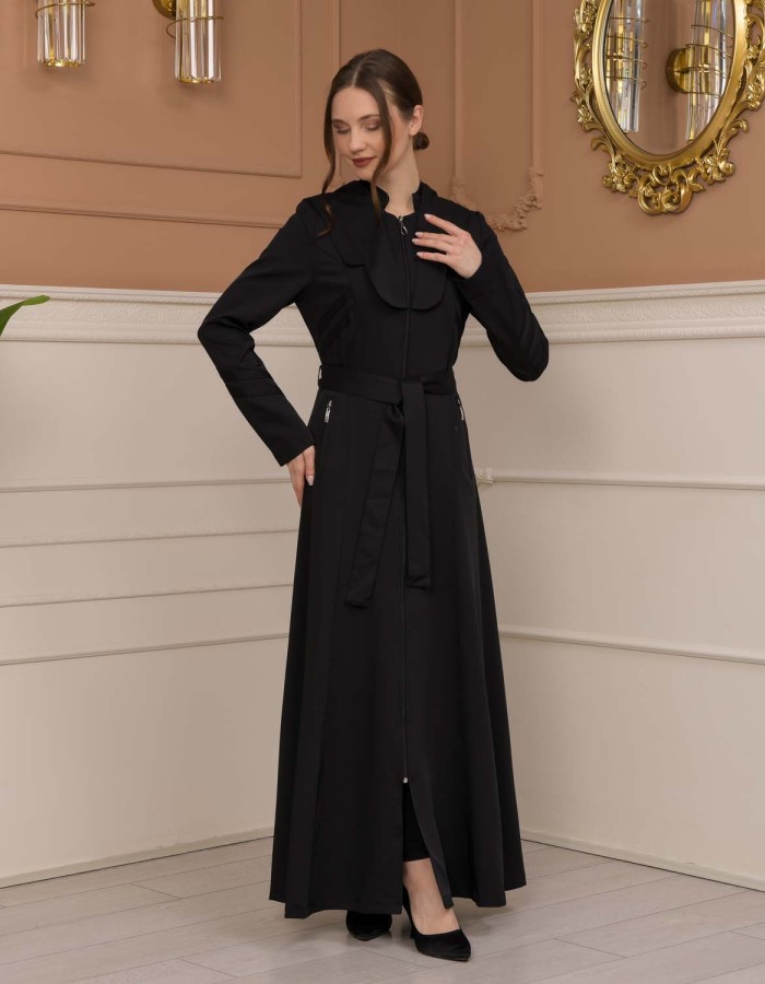 Modest Women Prada Topcoat 1226 - black