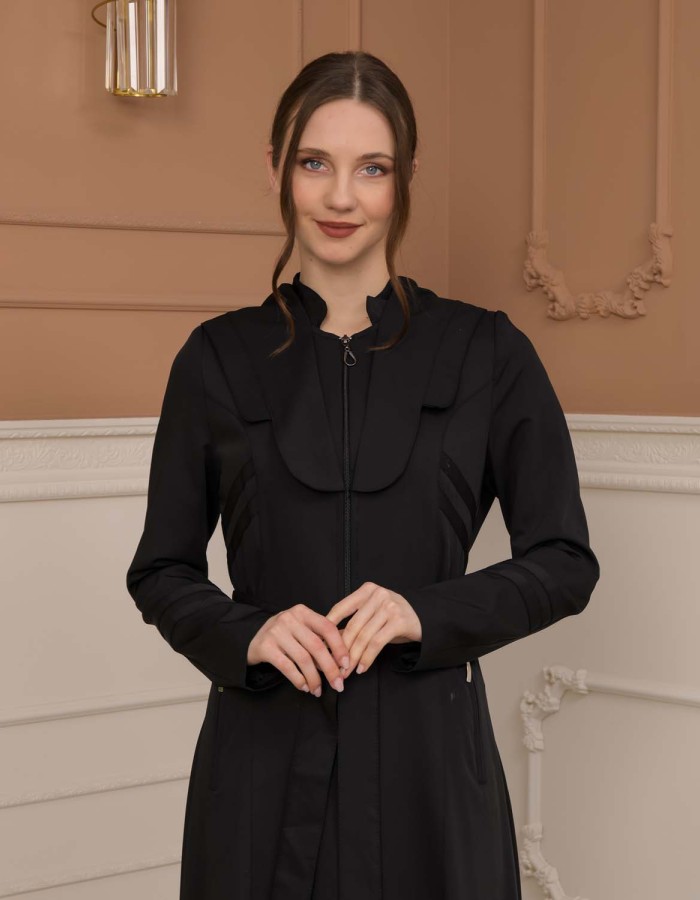 Modest Women Prada Topcoat 1226 - black
