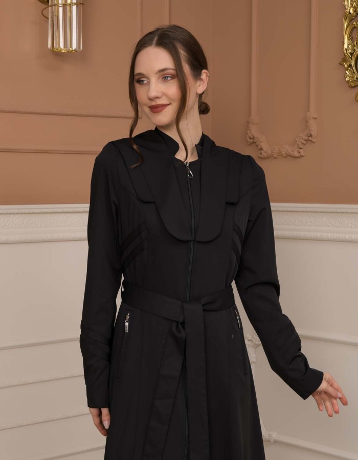 Modest Women Prada Topcoat 1226 - black