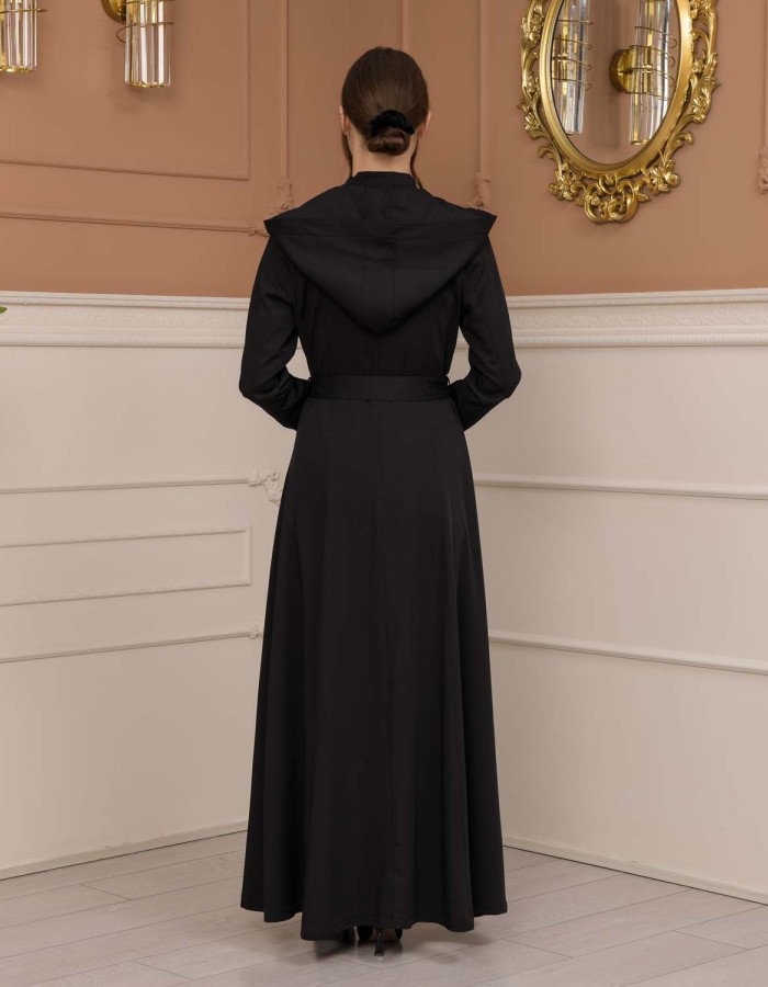 Modest Women Prada Topcoat 1226 - black