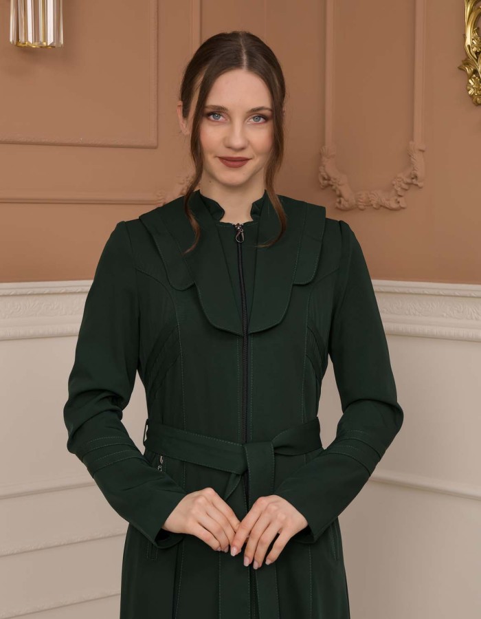Modest Women Prada Topcoat 1226 - Khaki