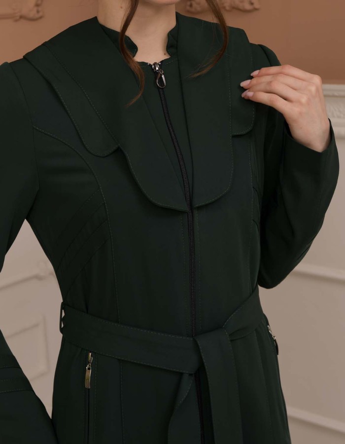 Modest Women Prada Topcoat 1226 - Khaki