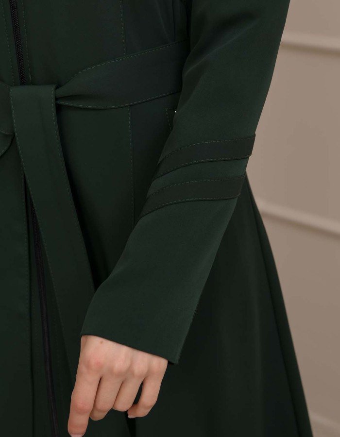 Modest Women Prada Topcoat 1226 - Khaki