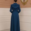Modest Women Prada Topcoat 1226 - Turquoise