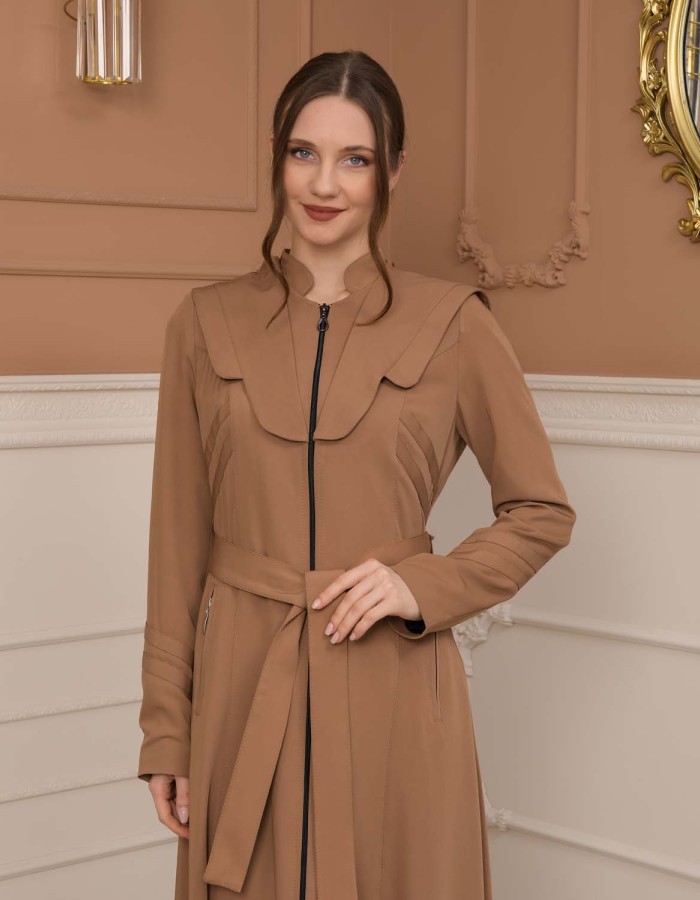 Modest Women Prada Topcoat 1226 - beige
