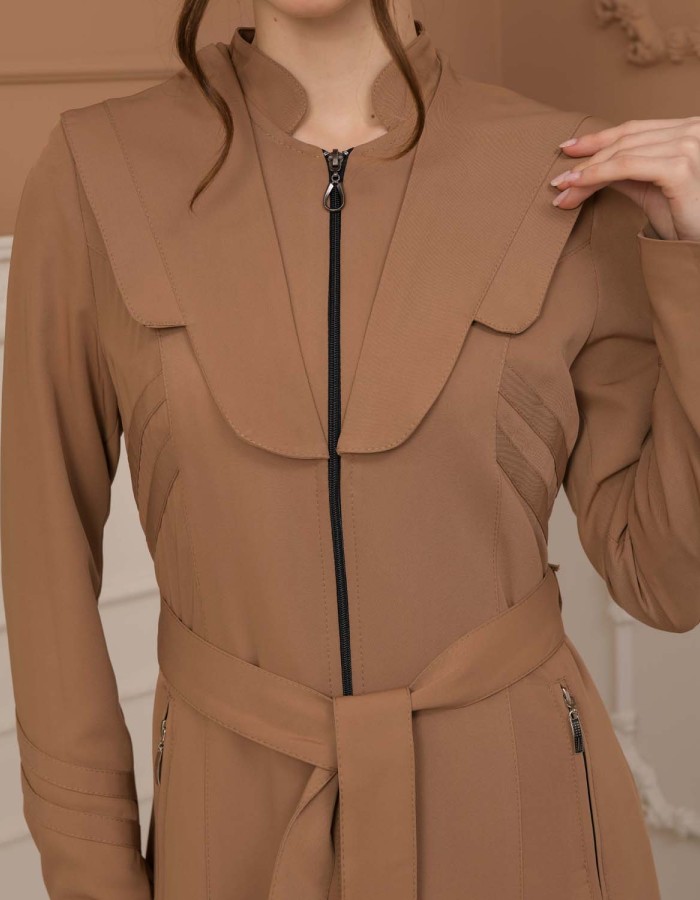Modest Women Prada Topcoat 1226 - beige