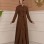 Luxury brada Fabric Manto with Satin Lining and Hood 1226 - tan