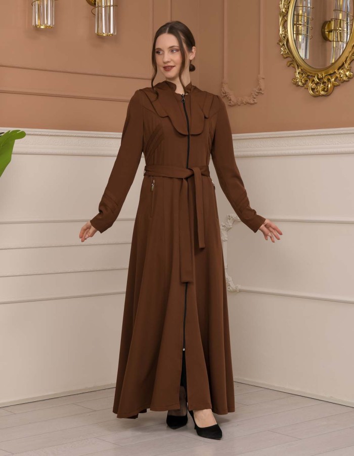 Modest Women Prada Topcoat 1226 - tan