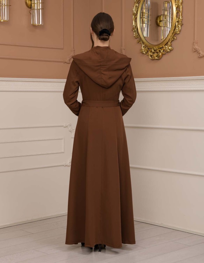 Modest Women Prada Topcoat 1226 - tan