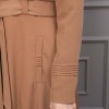 Belted Hooded Hijabi Prada Topcoat 1231 - tan