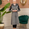 Trench Coat Wool Mohair Code 1364 - Grau