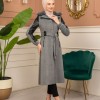 Trench Coat Wool Mohair Code 1364 - Grau