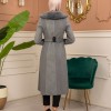 Trench Coat Wool Mohair Code 1364 - Grau
