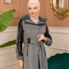 Trench Coat Wool Mohair Code 1364 - Grau