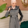 Trench Coat Wool Mohair Code 1364 - Grau