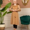 Trench Coat Wool Mohair Code 1364 - Tabak