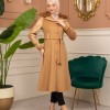Trench Coat Wool Mohair Code 1364 - Tabak
