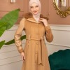 Trench Coat Wool Mohair Code 1364 - Tabak