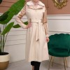 Trench Coat Wool Mohair Code 1364 - Beige