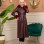 Premium Leather Trench Coat with Fur Lining and Removable Hood 1365 - burgundy