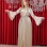 Soft Velvet Korean Caftan - 4119 - Beige
