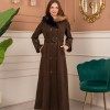 Women’s Winter Wool Coat 1370  - Braun