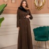 Women’s Winter Wool Coat 1370  - Braun