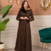 Women’s Winter Wool Coat 1370  - Braun