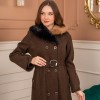 Women’s Winter Wool Coat 1370  - Braun