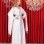 Königlicher Zweiteiliger Samt-Kaftan 4121 - Weiß