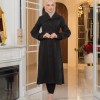 Womens Mohair Wool Trench Coat 