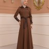 Womens Summer Long Coat Prada - Code 1234 - Braun