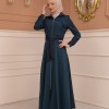 Womens Summer Long Coat Prada - Code 1234 - turquoise