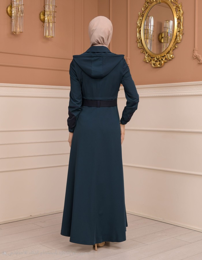 Womens Summer Long Coat Prada - Code 1234 - turquoise